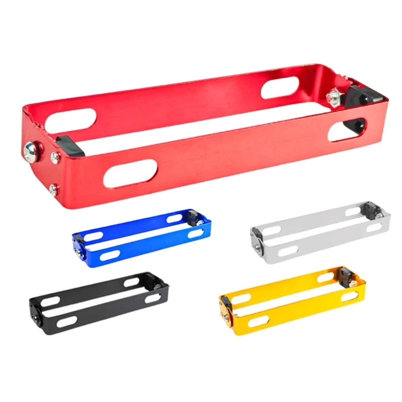 Multiple Angles Aluminum License Plate Brackets Vehicle License Plate Mounting Anti Theft for Motorcycles & Scooters