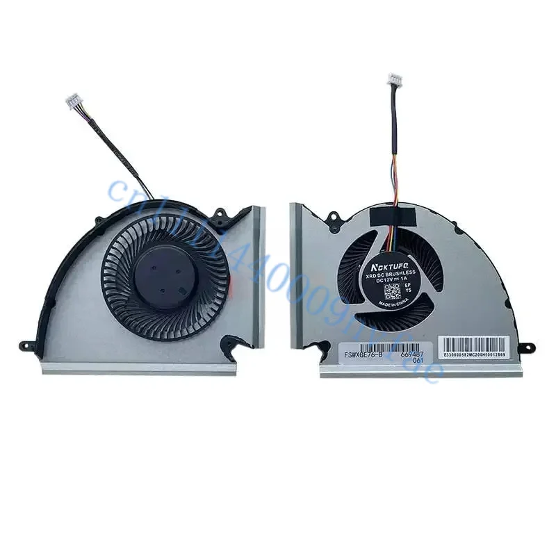 Laptop CPU+GPU Cooling Fan for MSI GE76 GP76 WE76 MS-17K3 MS-17K2 Series PABD1A010SHR-N451 PABD1A010SHL-N452 DC12V 0.6A Fan 0.2
