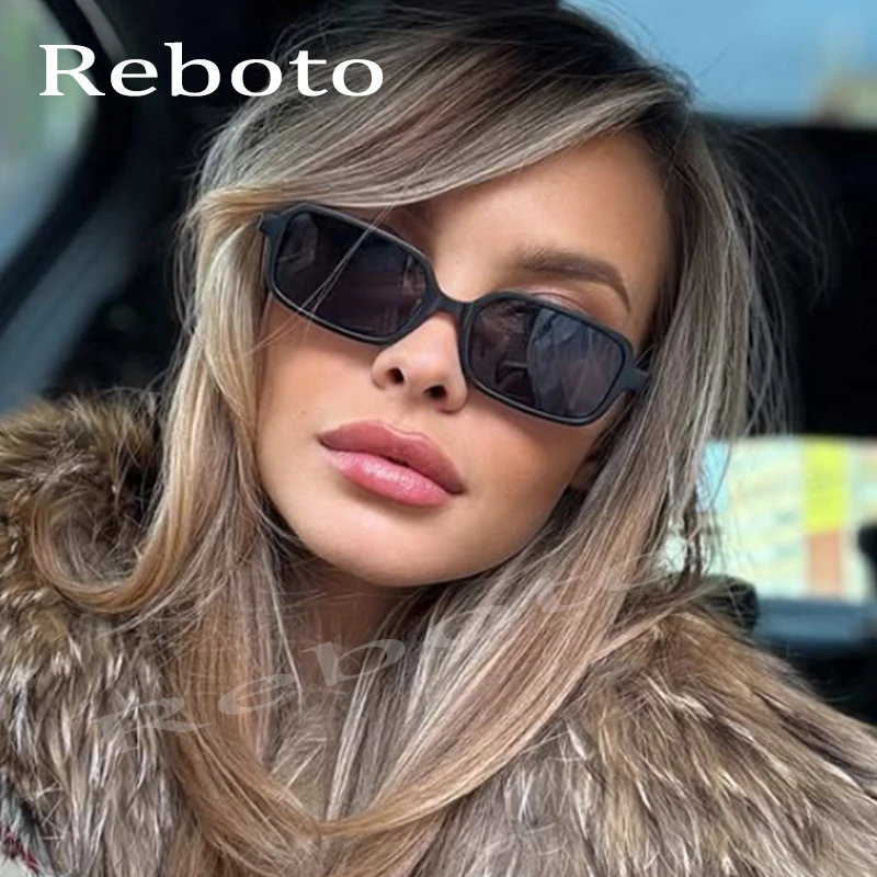 Fashionable Small Square Frame Sunglasses Women Retro Rectangle Sun Glasses Ladies Classic Black Eyewear Oculos De Sol