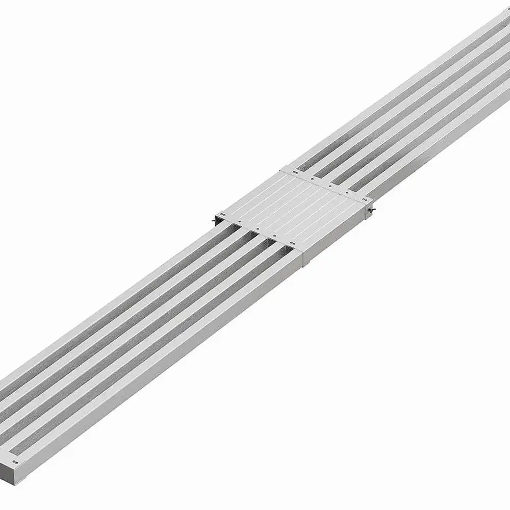 

12.5 Wide Aluminum Telescoping Work Plank, 440lbs Load, Adjustable Extension, Anti-Slip Surface