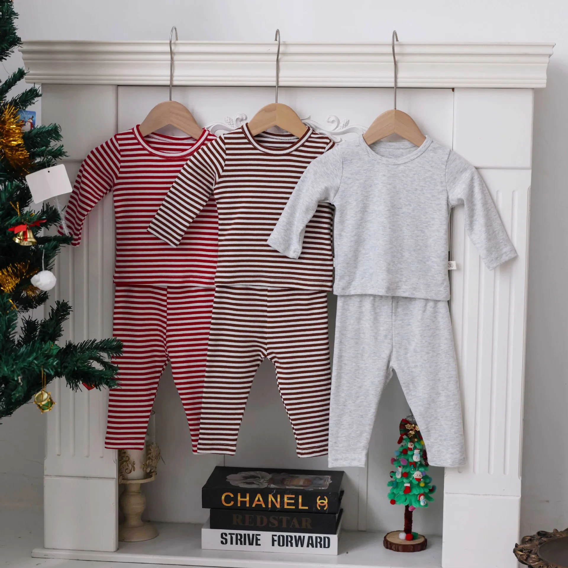 Weihnachten niedlichen Elf Party Neugeborenen Kleidung Hut 2 Stück bequem und weich 0-24m Jungen Mädchen Frühling Herbst Weihnachten Baby Overall – Detail 14