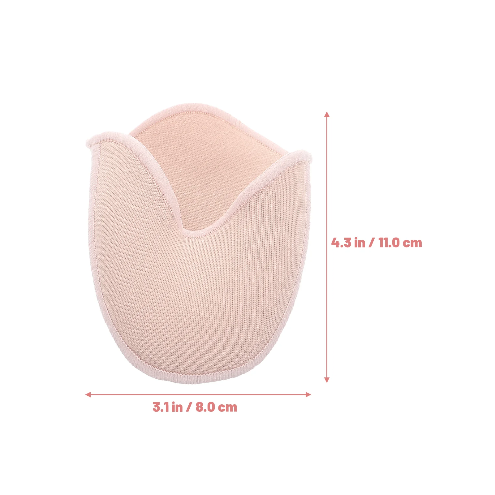 Pointe Shoe Pad Ballet Set Inserts Toe Protector Soft High Heel Protectors Knitted Fabric Miss