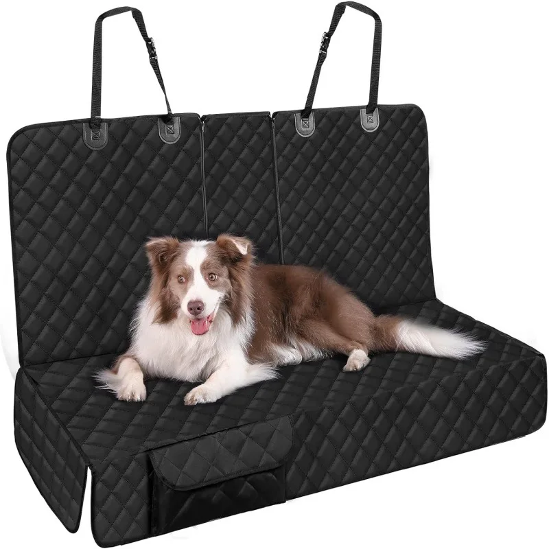 Dog Car Seat Cover Waterproof Pet Dog Carriers Travel Mat Hammock For Small Medium Large Dogs Car Rear Back Seat Safety Pad