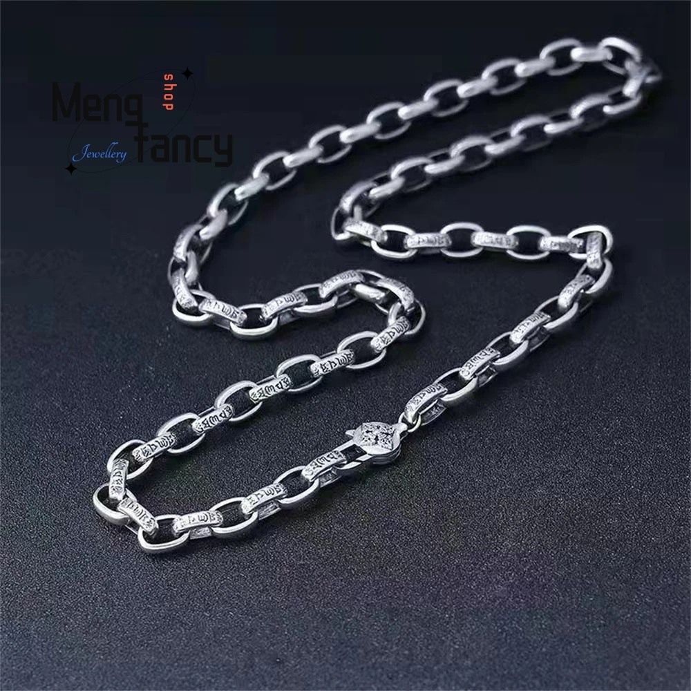 

High-Grade Six-Character Mantra: Fashionable Necklaces For Men Fashion Jewelry Exquisite Luxury Quality Jewelry Elegant Popular
