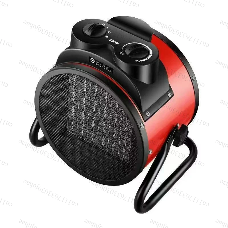 Portable industrial electric heater, thermostat, air heater, radiator, fast heating, 3-speed adjustment, overheat protection