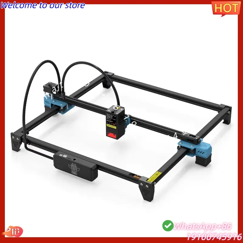 2026 Desktop for Twotrees TTS-20 Pro Rotary Router Engraved Wood Panels and Acrylic Panel Adhesive for Stone and MDF