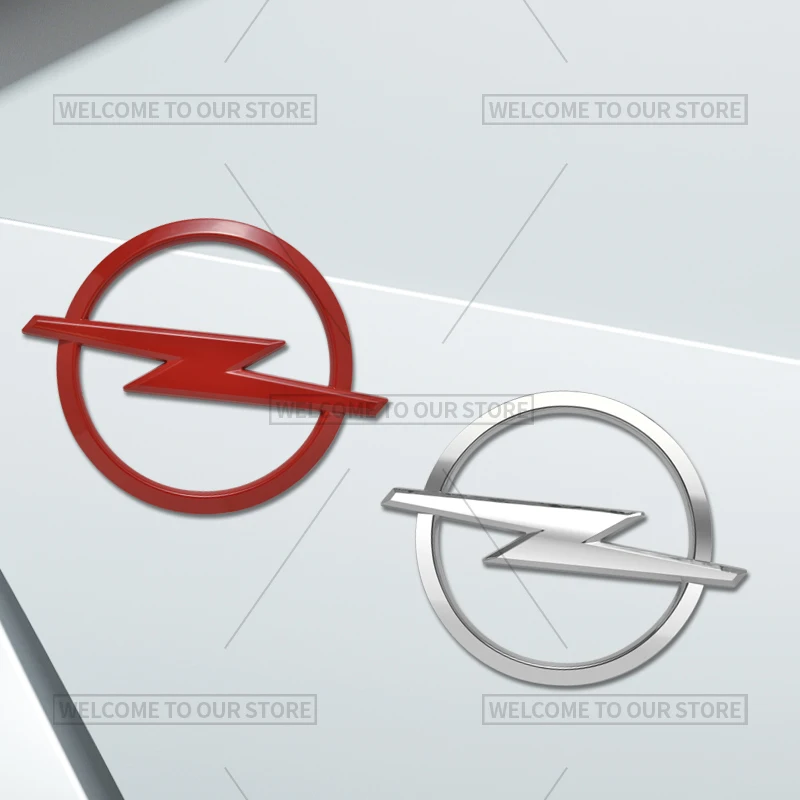 3D Car Styling For OPEL Zafira Astra Mokka Movano Vectra Insignia Emblem Badge Metal Stickers Rear Trunk Decals Auto Accessories view 3