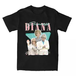 Men Women Princess Diana T-Shirt Accessories Vintage Pure Cotton T Shirt Tee Clothing Plus Size