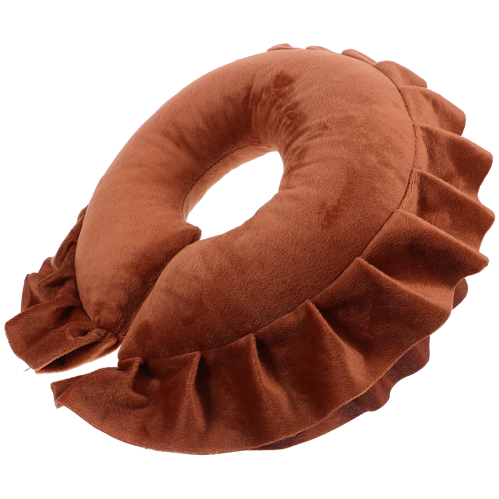 

U Shape Neck Pillow Massage Headrest Crystal Down Cushion Salon Home Use massage pillow for neck detachable