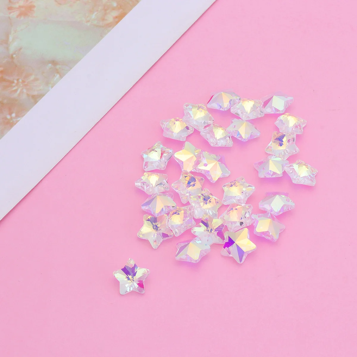 

28 шт., подвески из цветного стекла, набор подвесок с кристаллами «сделай сам», уникальная форма для серег, одежды, аксессуаров, изготовления ювелирных изделий