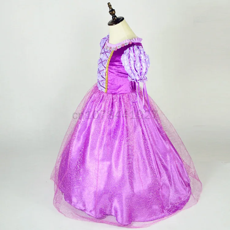 2023 Long Hair Princess Sofia Middle School Girls' Cosplay Dress Princess Dress Ponchy Dress Dress