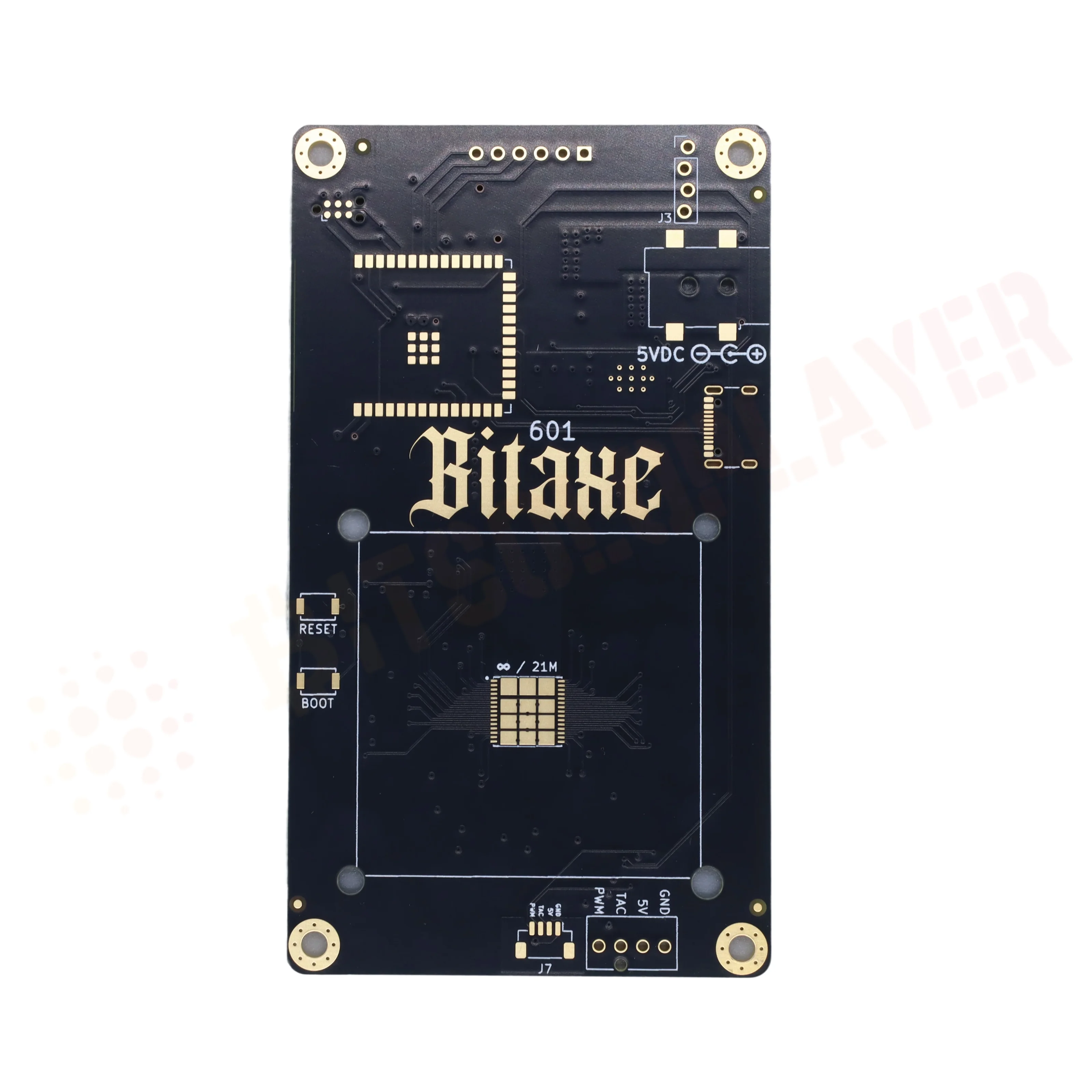 Позолоченная печатная плата для биткойн-майнера Bitaxe Gamma 601