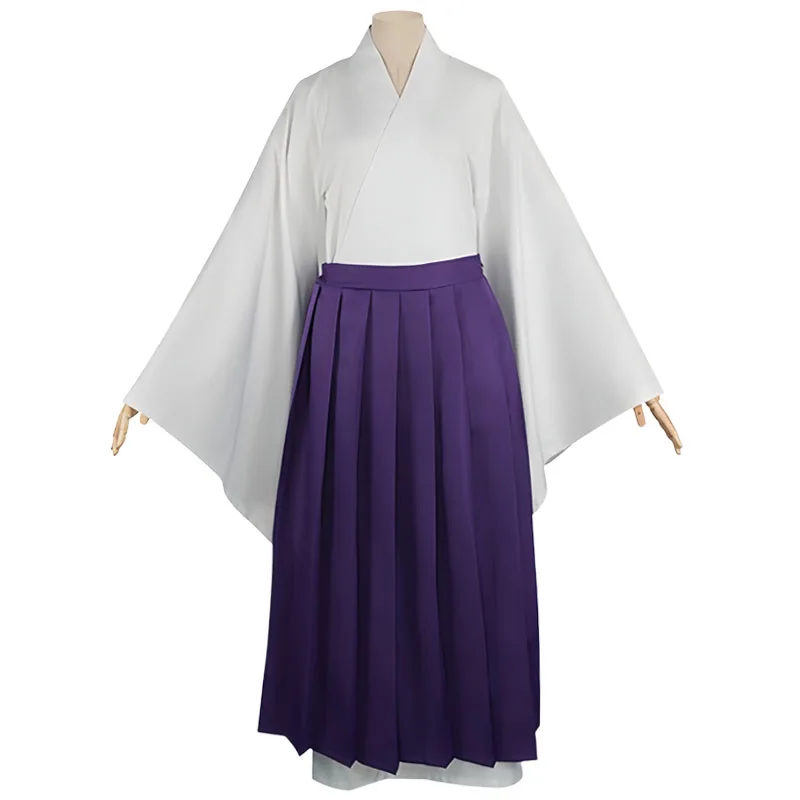 Uraume Jujutsu Kaisen Cosplay Set - Monk Robe Skirt Shawl Halloween Costume view 6