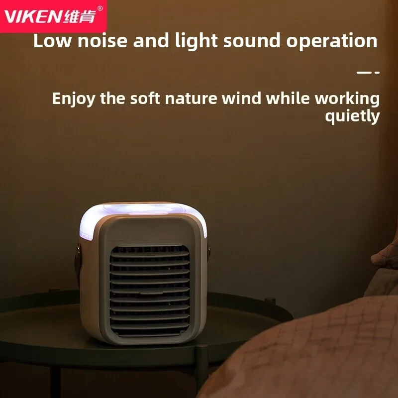 LMM  Portable Refrigeration Air Conditioning Fan Rechargeable Dormitory Car Water Cooling Spray Electric Fan