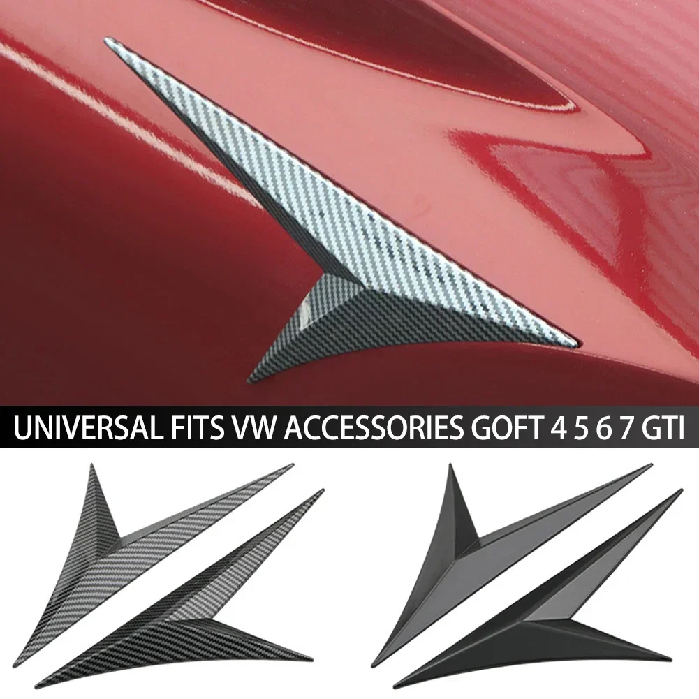 For VW Accessories Goft 4 5 6 7 Gti Car Side Body Fender Door Decor Cover Blade Flank Wing Emblem Badge Auto Tuning Styling