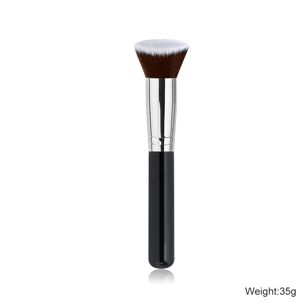 BB Cream Makeup Brush, Foundation Brush, Round Head, Inclinado Flat Head, Powder Brush, Eye Shadow Tool, 1Pc