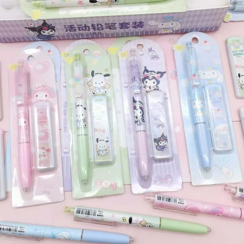 Kawaii Cute Mechanical Infinity Pencil Student Set Stationery Pencils High Face Value Automatic Pencil 0.5Mm School Supplies