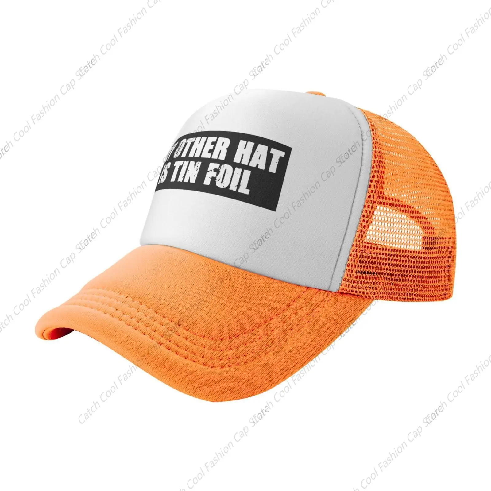 

My Other Hat is Tin Foil Baseball Cap Vintage Dad Mesh Trucker Hat Adjustable Sports Breathable Fashion Daily Travel Unisex