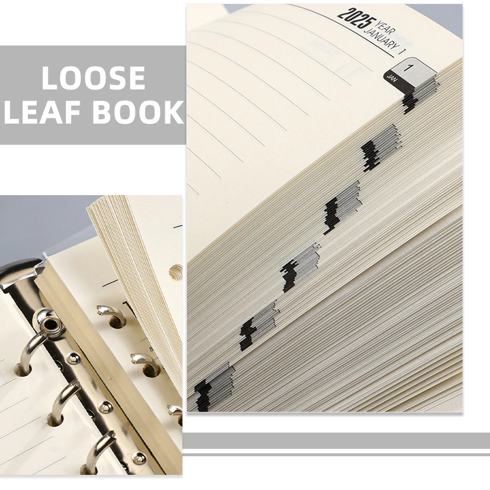 

Loose Leaf Refill A5 Pads Notepad Paper 6-holes Filler Notebook Inserts 2 Sets Planner Accessories Binder Paper Loose Leaf