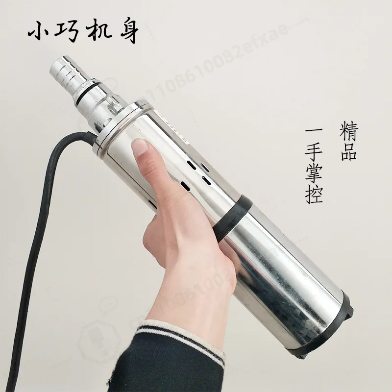 48V DC Screw Submersible Water Pump Deep Well Pump for Home Farm Irrigation Garden Watering Electric Vehicle Battery Powered