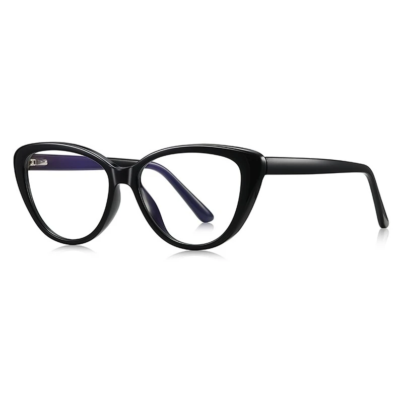 FOCUL Women Cat Eye Butterfly Custom Prescription Glasses TR90 Full Frame Blue Light Blocking Eyeglasses Myopia Optical Eyewear