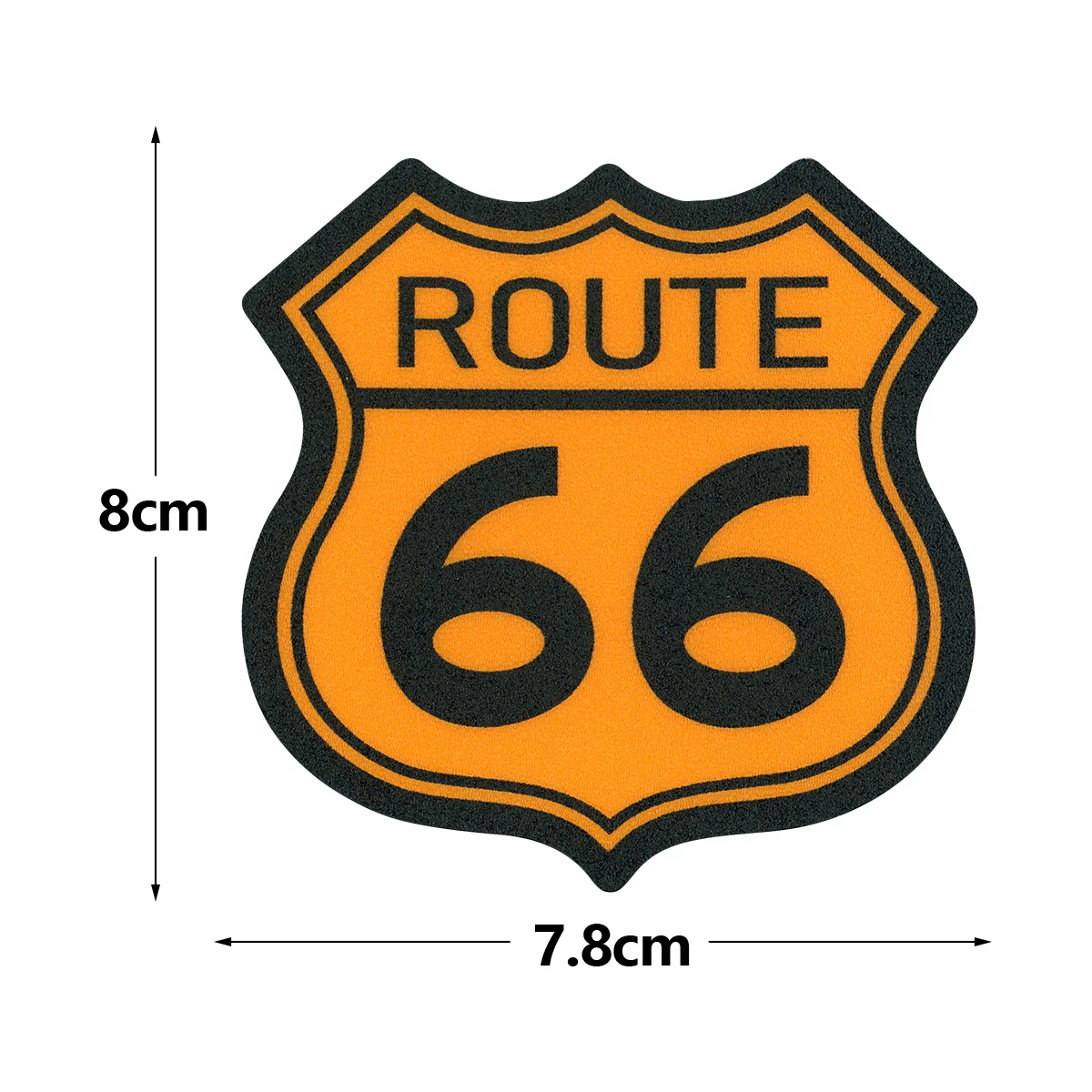 Route 66 Retro Moto Frosted Stickers Decor Motorcycle Head Body Windshield Decal Accessories for MT07 Z900 Voge 900 DSX R3