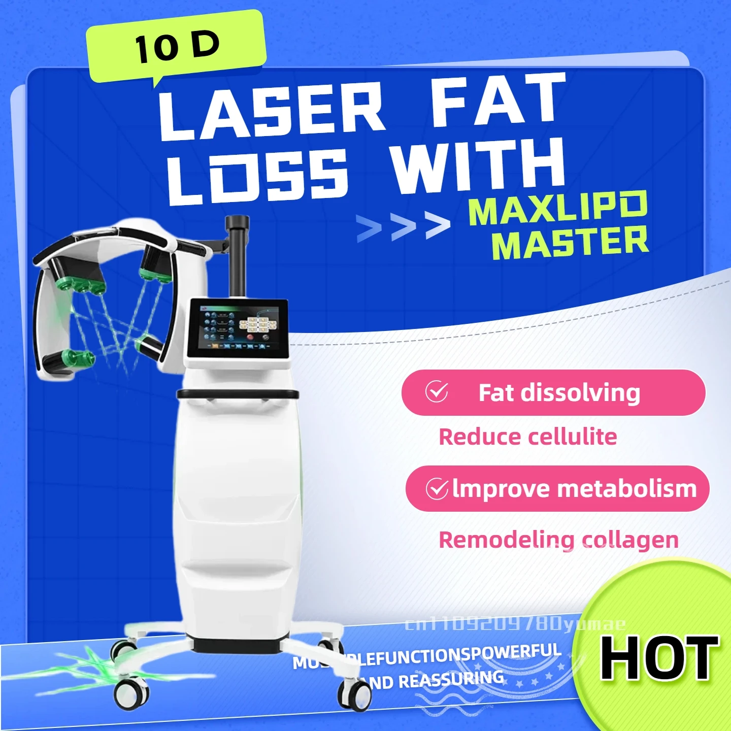 

10D Emerald lose Weight Machine 532nm Green LightBurn Fat Body Slimming Body Shaping Beauty SPA 2026 Machine