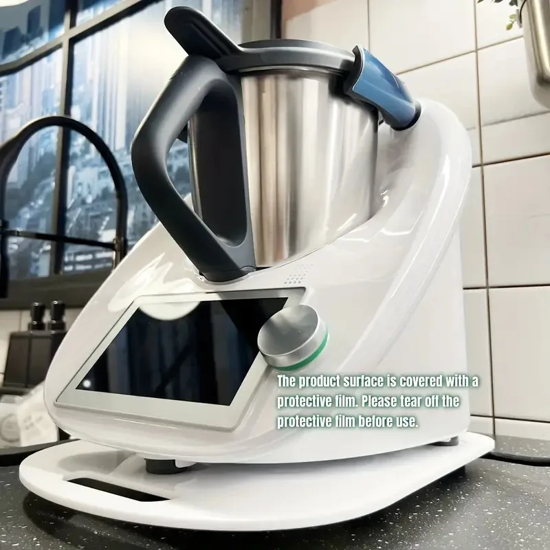 Acrylic Non-slip Mat for Thermomix TM5 TM6 Kitchen Countertop Appliance Support Pad Durable Food Processor Accessory