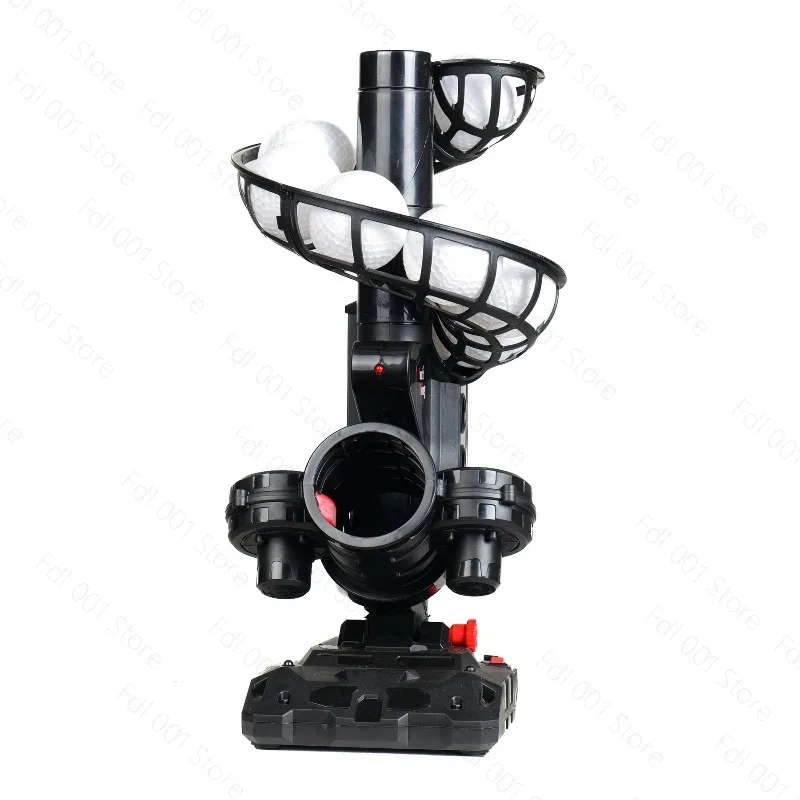 388BH Portable Baseball Launcher Automatic Pitching Machine Adjustable Curve Ball Batting Practice Training Tool For Daily Use