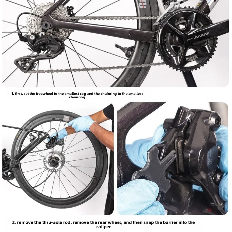 Road Bicycle Chain Retainer Clean Tool Bike Virtual Flywheel Chain Washer Chain Oiler Tool Washing Holder Bike Tools