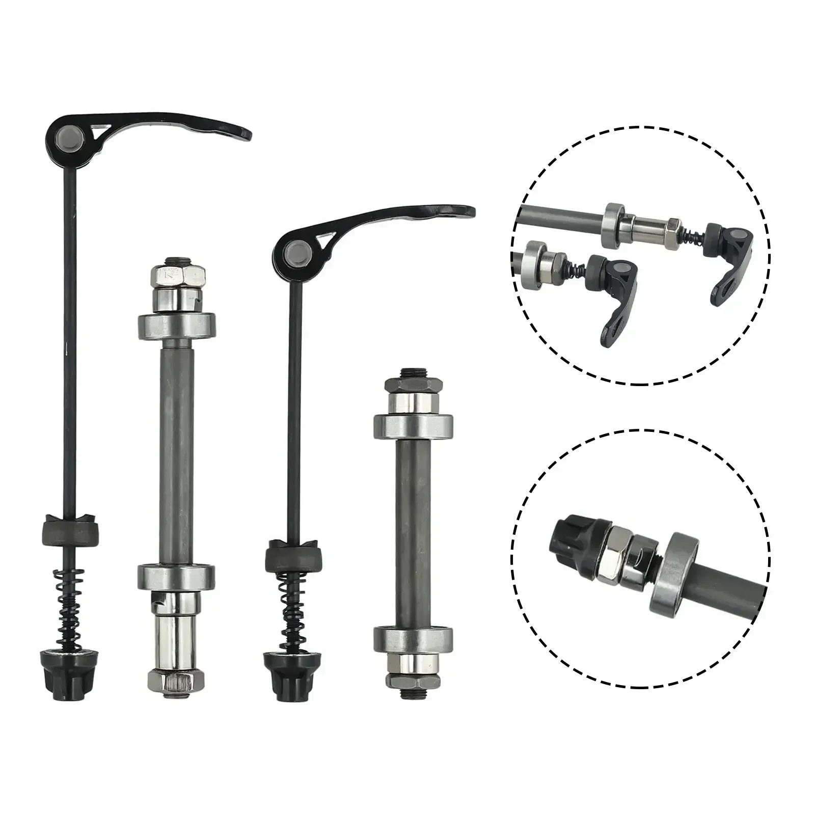 MTB Fahrrad Radnabe Vorne Und Hinten Schnellspanner Achse Mit 2 Lager Fahrrad Ersatz Zubehör Teile