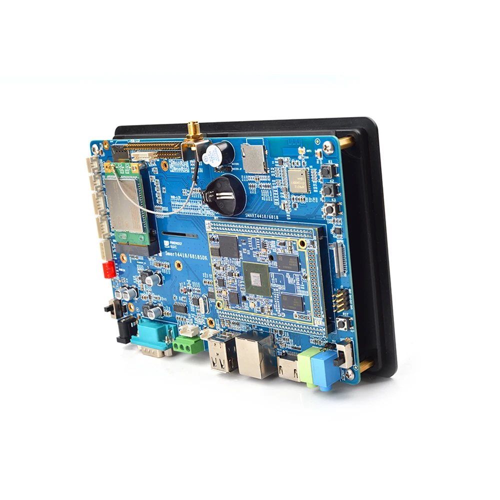 Smart4418 CPU Board Dev Kit 2.0 Samsung S5P4418 Quad Core Cortex-A9 1GB DDR3 RAM يدعم Ubuntu، Android 7، Debian 8، FriendlyWrt