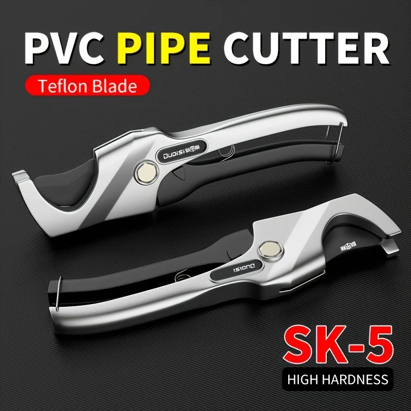 

1 Heavy-duty PVC/PPR Pipe Cutter - Quick-cutting sharp blades, durable steel manual tool, easy to cut plastic and water pipes, n