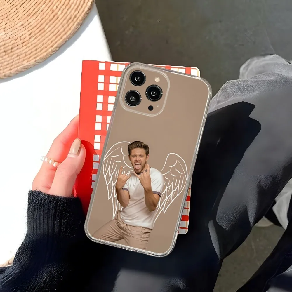 Niall Horan Phone Case for iphone 15 14 13 12 Pro Mini 11 Max Xr X Xs 8 Plus Transparent silicone Cover