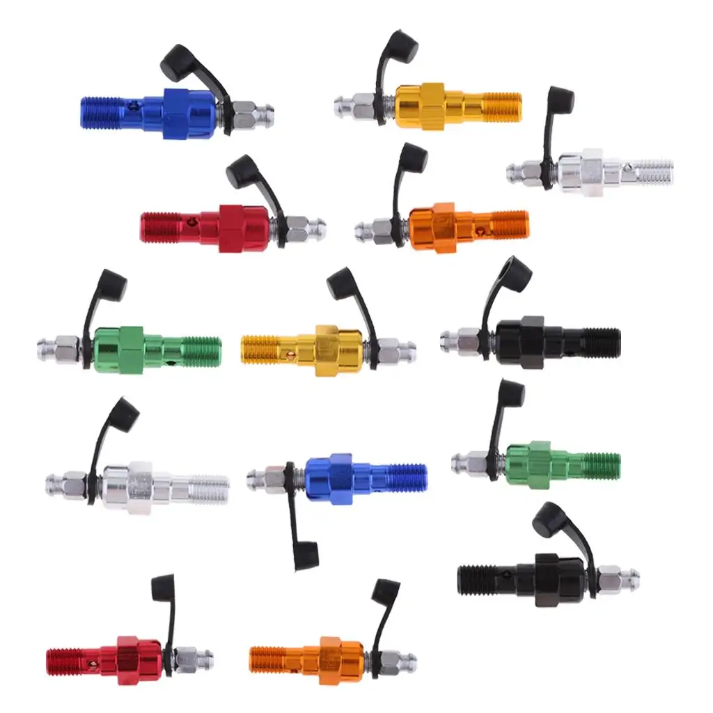 High Quality M10 Single Banjo Bolt Anodized Bleed Screw Universal Brake Line Fitting for Sport Motorcycle