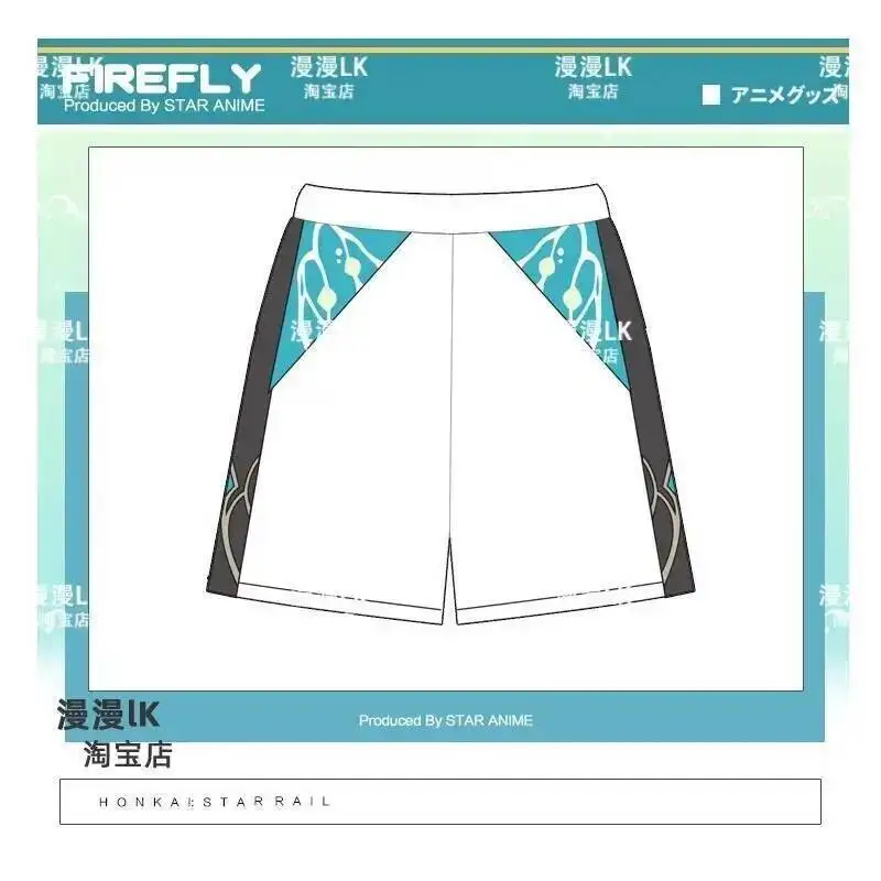 Juego Honkai: Star Rail Cosplay Firefly mujer chica JK marinero uniforme de verano Top de manga corta pantalones cortos corbata camisa traje