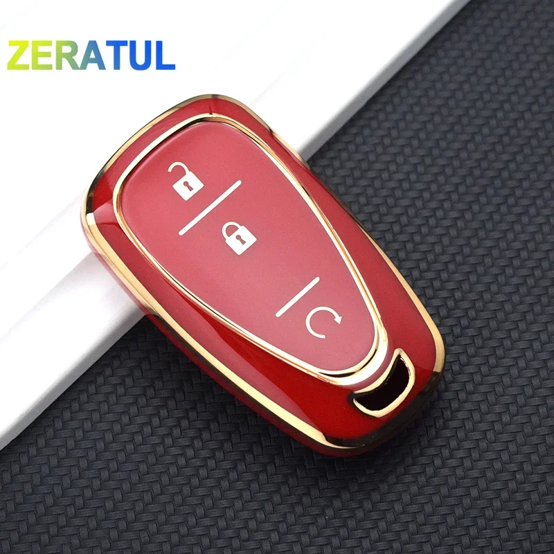 TPU Shell for Chevrolet Volt Bolt Trax Malibu Blazer Traverse Onix Equino Orlando Cruze Spark Sonic Camaro Car Key Case Cover