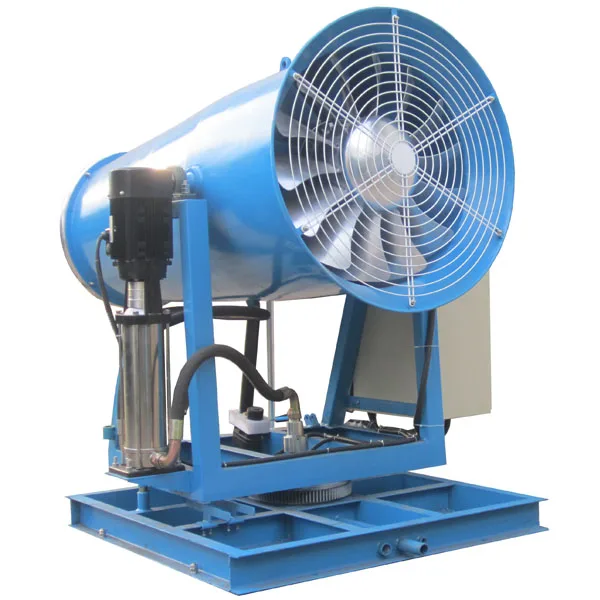 60m   Motor-driven  Fog Cannon Dust Suppression Fog  Sprayer Water Cooling Cannon Machine