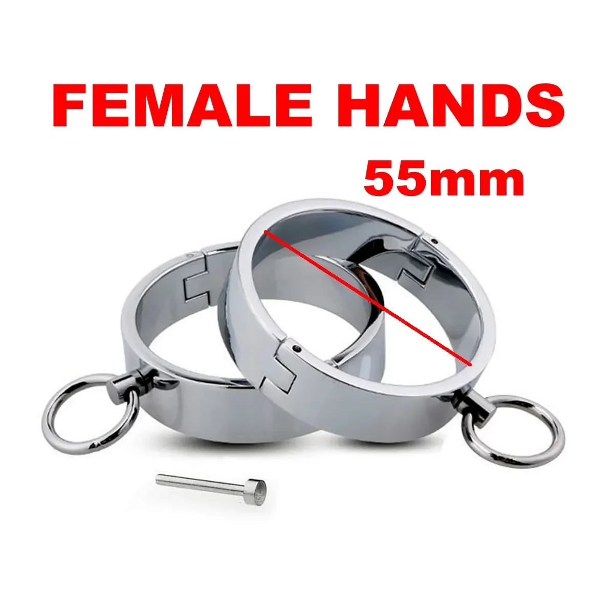 Metal BDSM Algemas para Casais, Punho no Tornozelo, Bondage Bracelet Restrições, Jogo Adulto Íntimo, Brinquedos Sexuais, Sexshop