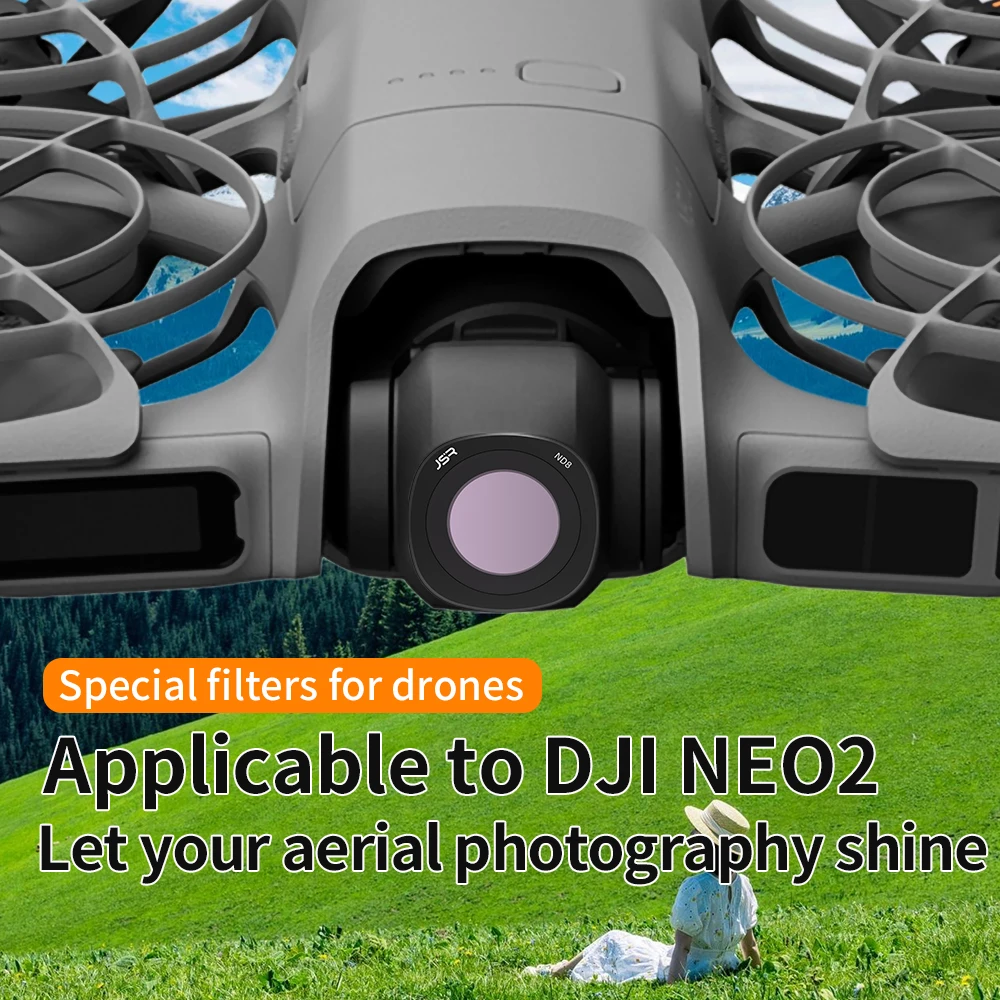 Для фильтров DJI NEO2, УФ-фильтров, поляризаторов CPL, водонепроницаемых аксессуаров для дронов с многослойным покрытием ND