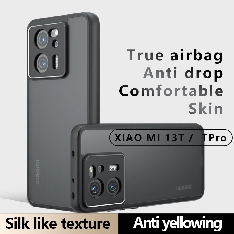 Skin Sensation Airbag Anti Drop Case Cover for Xiaomi 13T Mircropyle Back Case Cover Mobile Phone Fundas for Xiaomi 13T 13T Pro