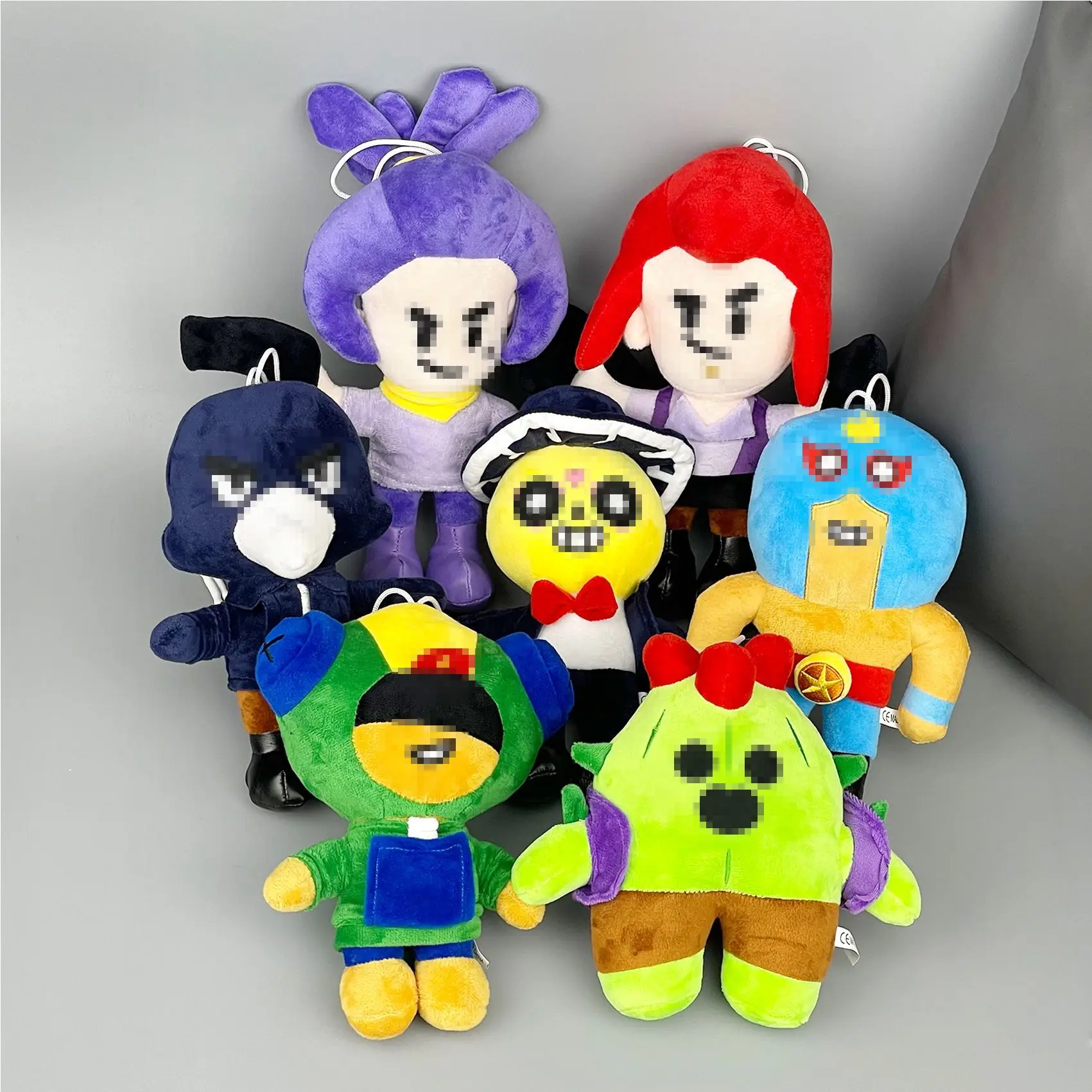 7 peças Novas Bonecas de Pelúcia Spike do Desenho Animado Wilderness Brawl, Personagens de Jogo, Decoração de Quarto Infantil, Presente de Aniversário