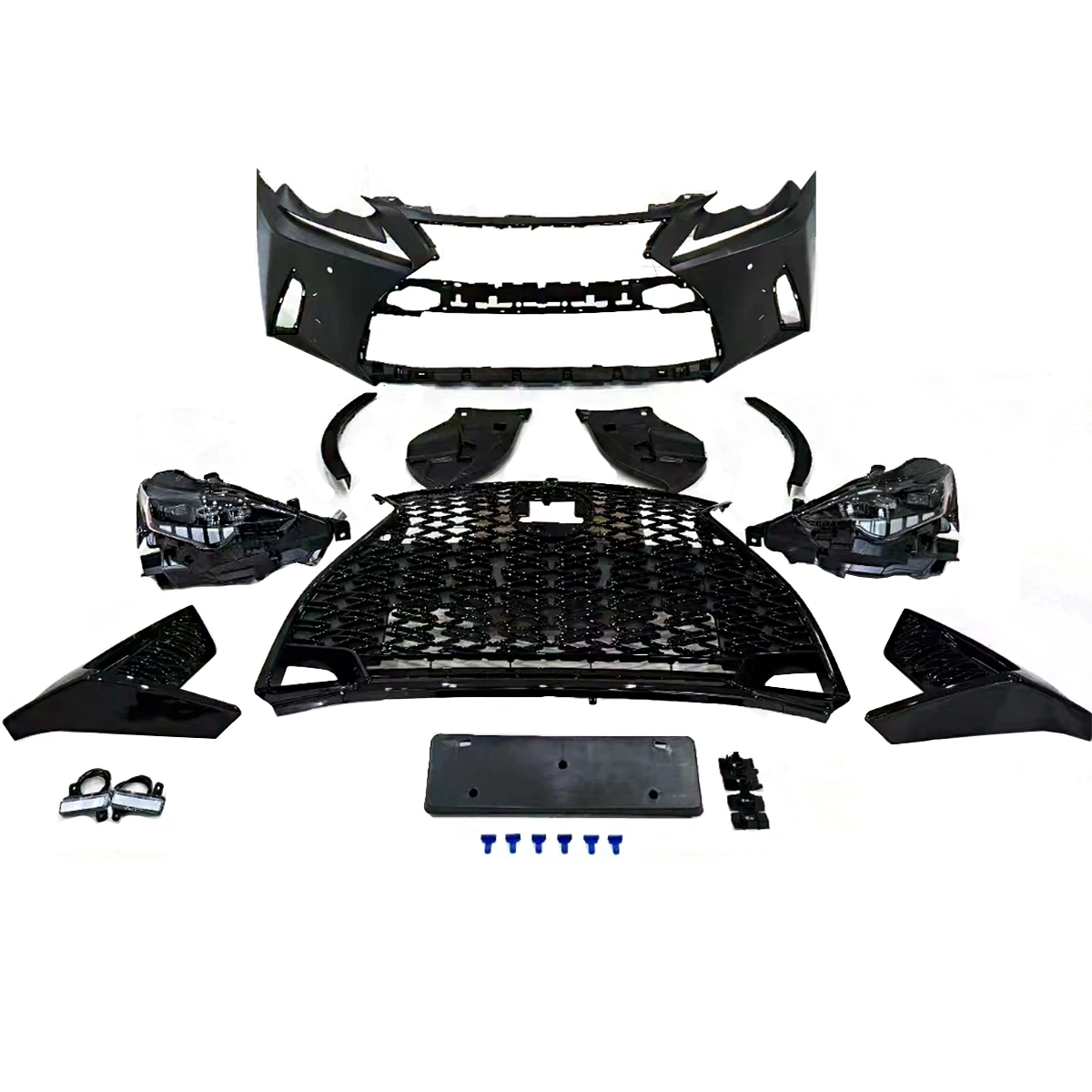 

Automotive Bumpers Body Kit for Lexus IS 2013-2015 Facelift To 2021 Model with Grill .