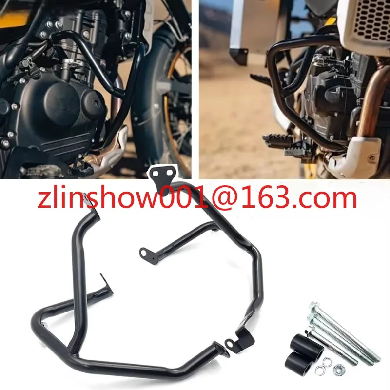 مناسبة لملحقات الدراجة النارية الهيمالايا 450 452 2024-2025 قضبان التصادم حراس المحرك إطارات واقية مصدات #2