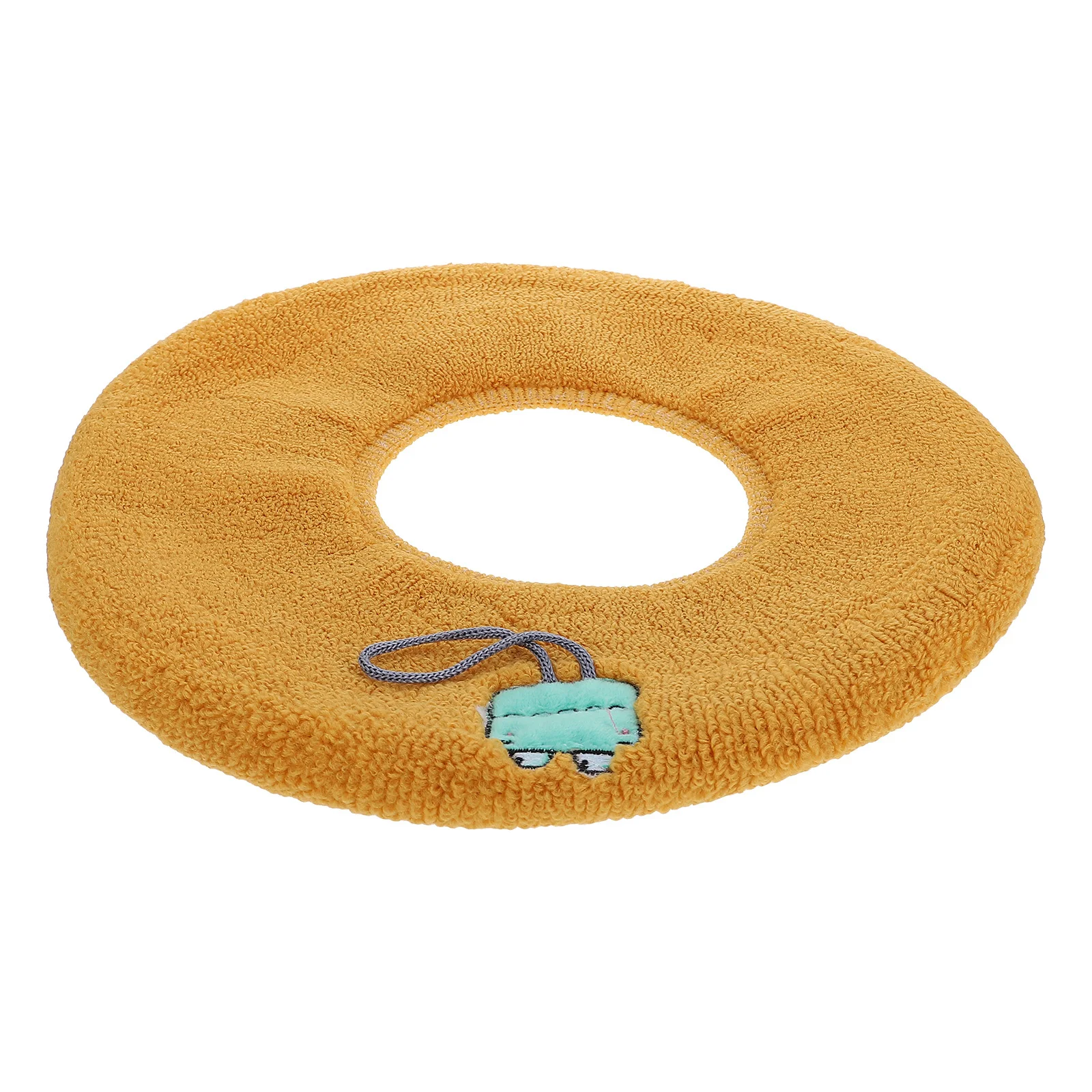 

3Pcs Toilet Seat Cover Washable Supple Reusable Toilet Pads O-Shaped Design for Home Hotel Bathroom Use Soft Comfortable Seat