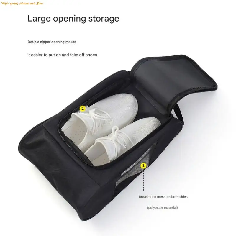 

203F Travel Shoe Case For Casual Shoes Work Footwear Storage Dust Resistant Organizational Tool