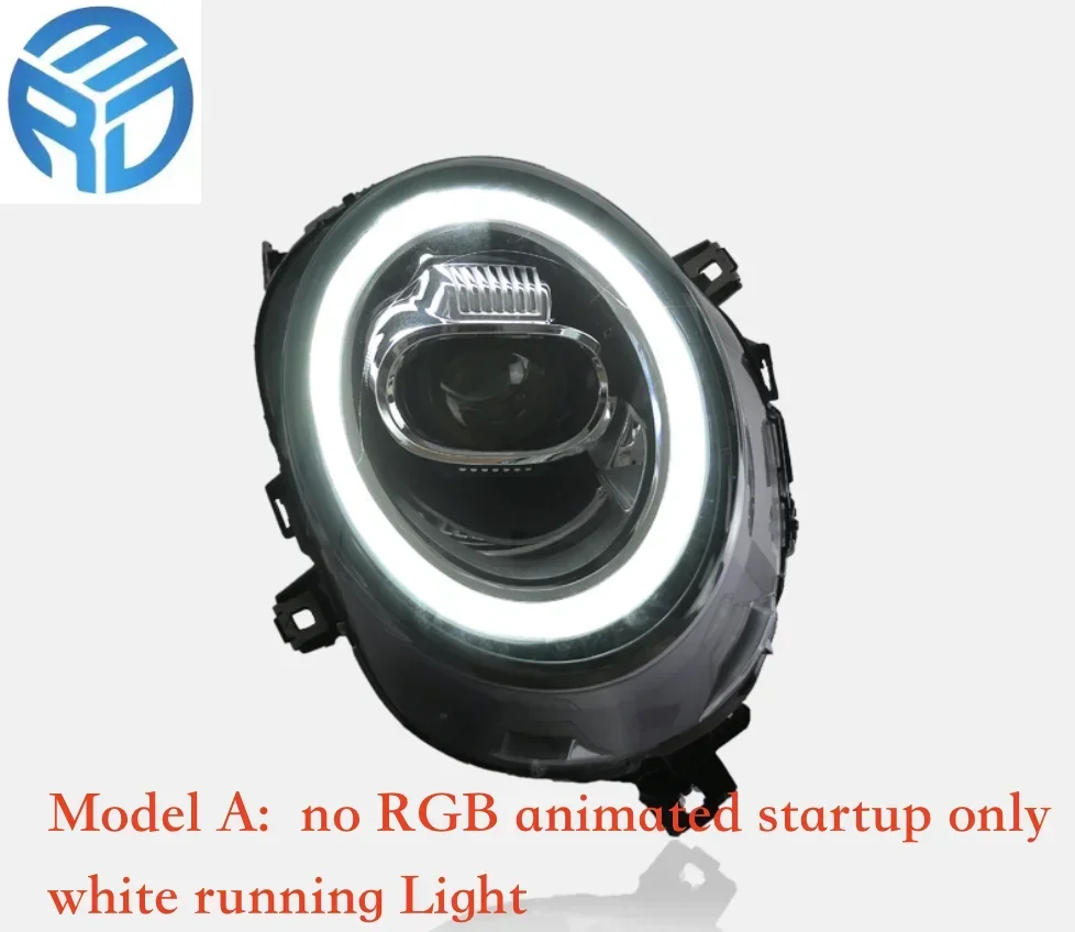 MRD Fit For MINI F54 F55 F56 2014-2021 FULL Led Head Light White or RGB DRL Turn Signal Light Car Headlight Assembly