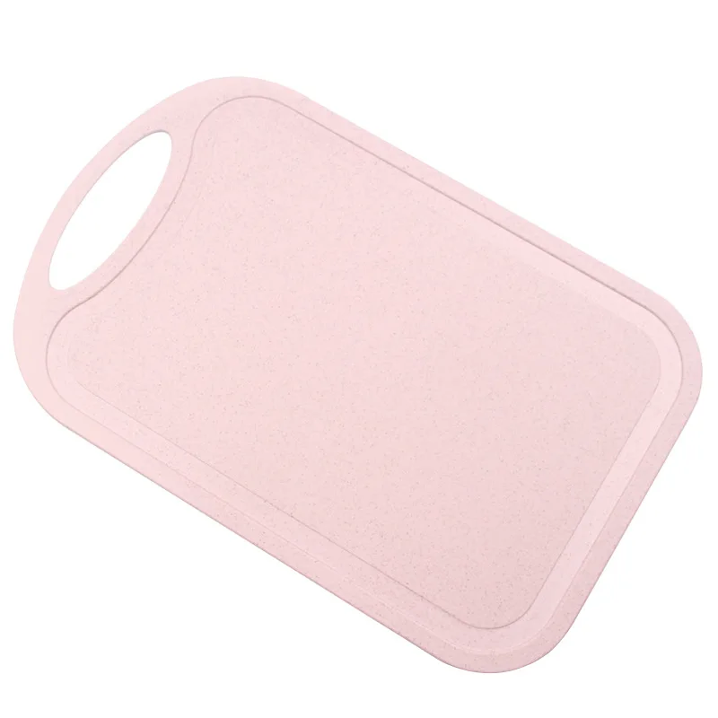 Lightweight Wheat Straw Cutting Board for Home Kitchen Baby Food Fruit Outdoor Portable