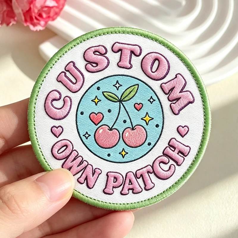 Personalisierte, individuelle Stickerei-Patches zum Aufbügeln auf Kleidung, Klett-Patches, Team- und Gruppenlogo-Patches