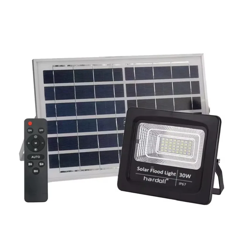 

High Capacity Battery Light Emitting Diode Solar Light Warm White Waterproof IP65 Outdoor Lighting Solar Flood Light